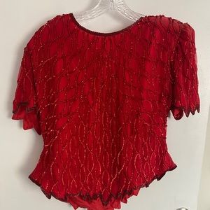 Vintage sequin top